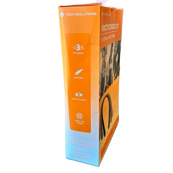 Tech Solutions Arctic Breeze Personal Neck Fan NIB - Picture 3 of 7